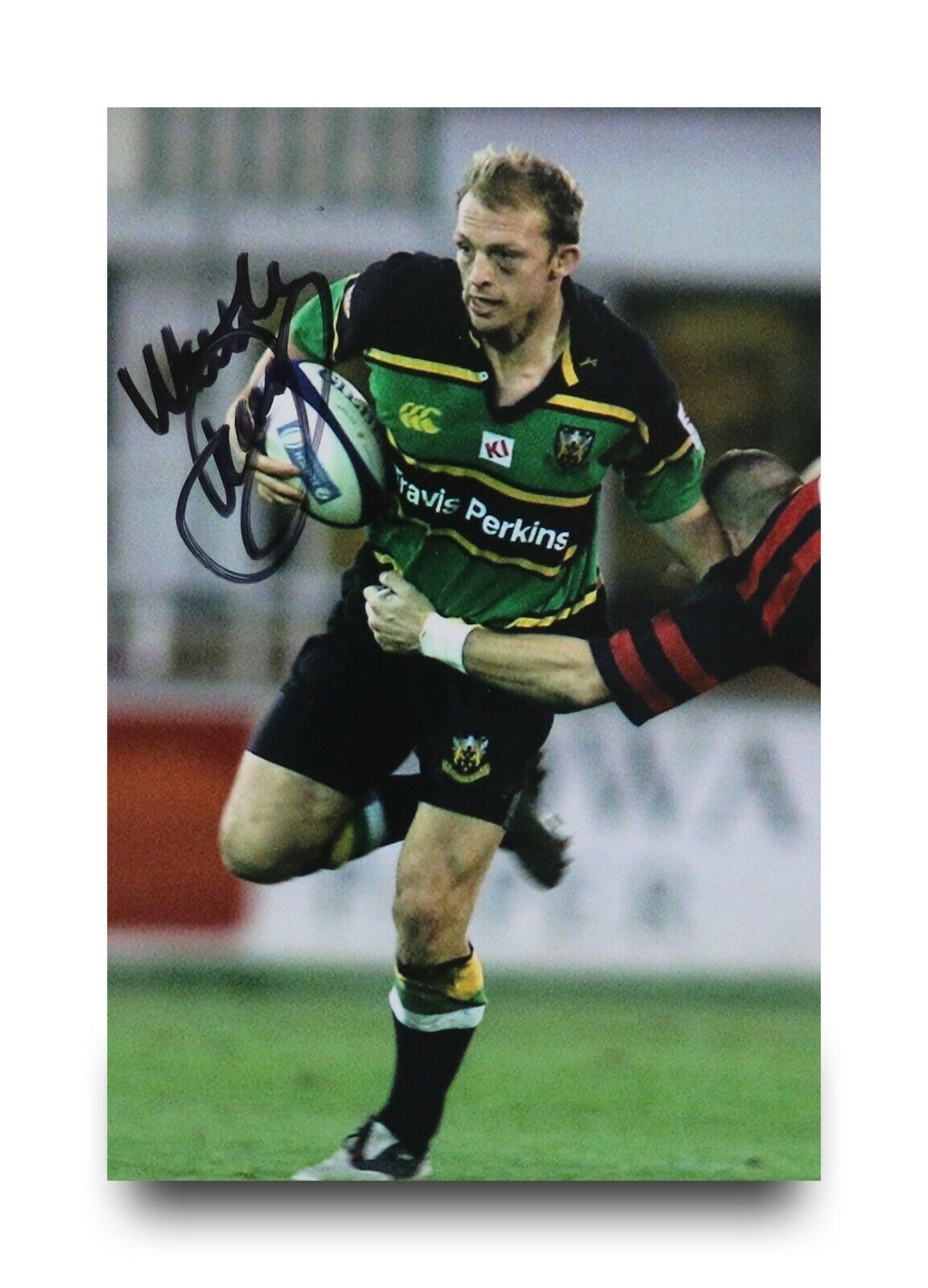 Matt Dawson Signed 6x4 Photo Poster painting Northampton Saints England Rugby Autograph + COA