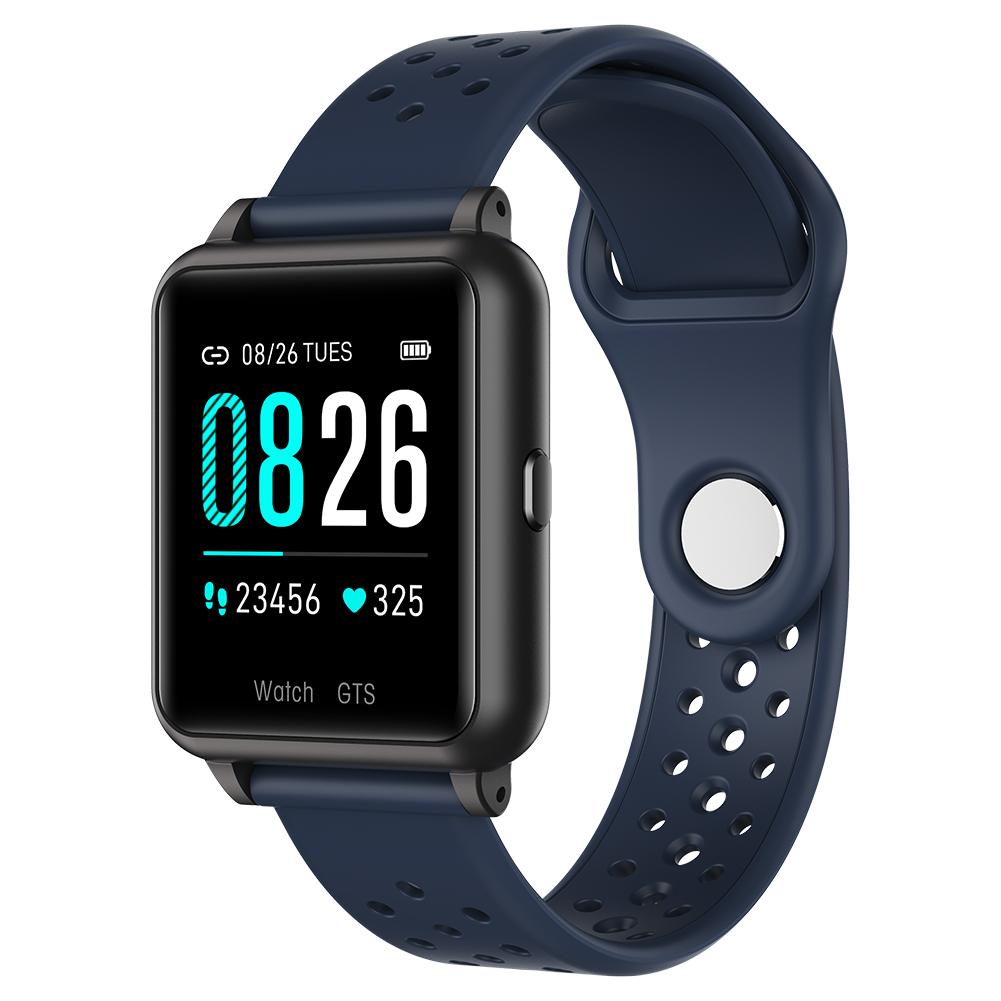 

P8 IP67 Waterproof Heart Rate Blood Pressure Monitor Smartwatch (Dark Blue), 501 Original