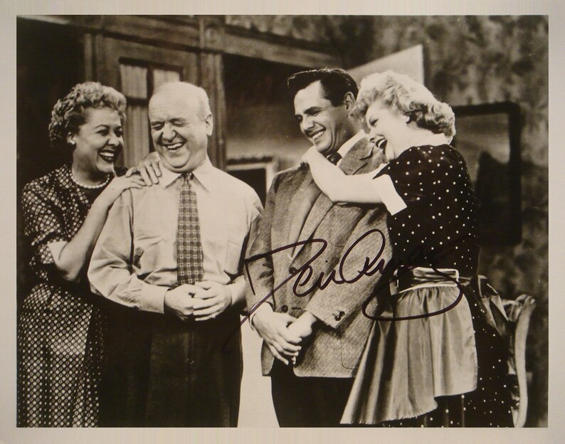 DESI ARNAZ SIGNED Autographed Photo Poster painting I Love Lucy Lucille Ball R K O Radio Pictures wcoa