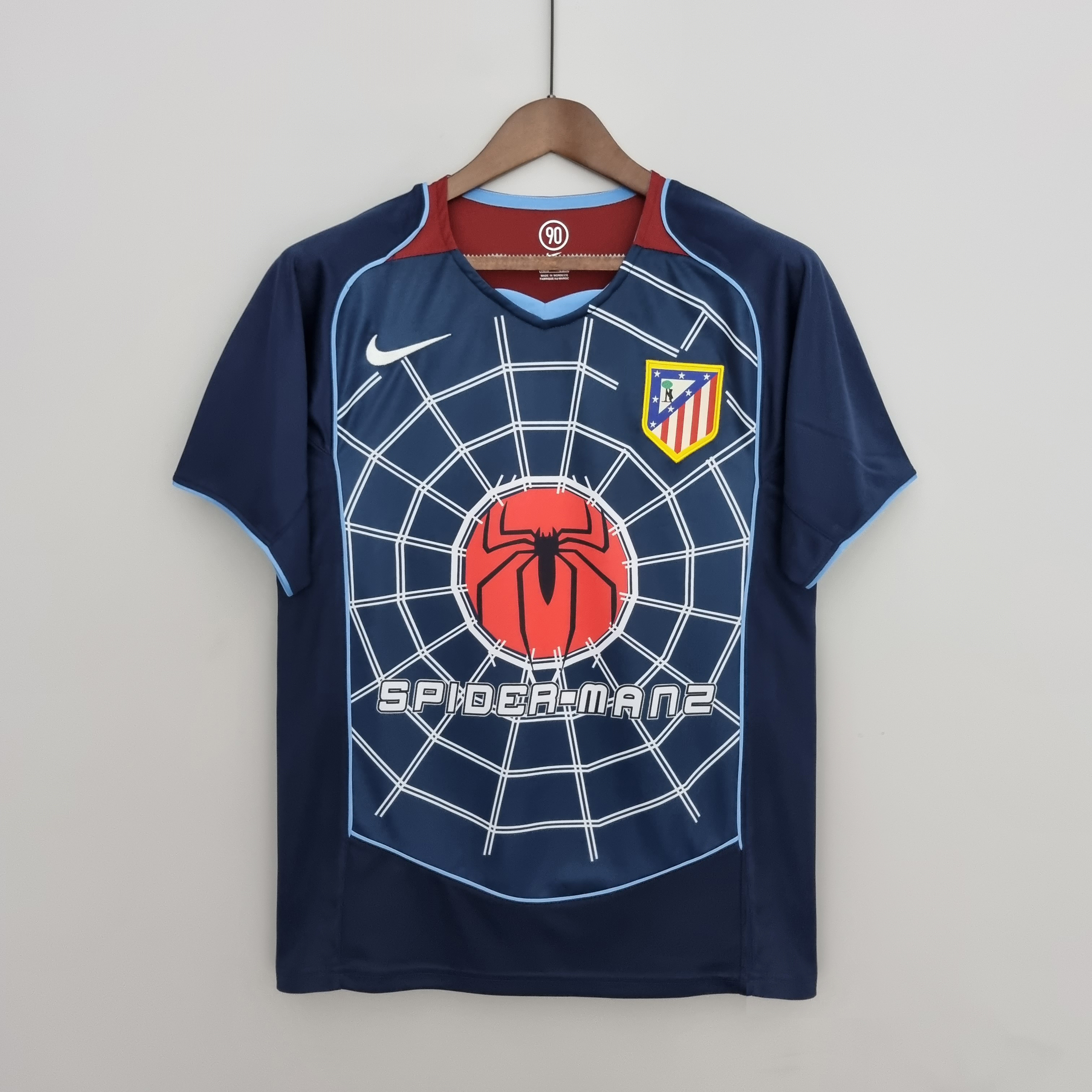 Retro Atletico Madrid 2004-05 Away Jersey - S.p.i.d.e.r M.a.n