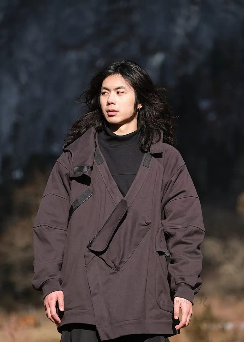 Gorpcore Hoodie Kimono - Gorpcore Clothing - X