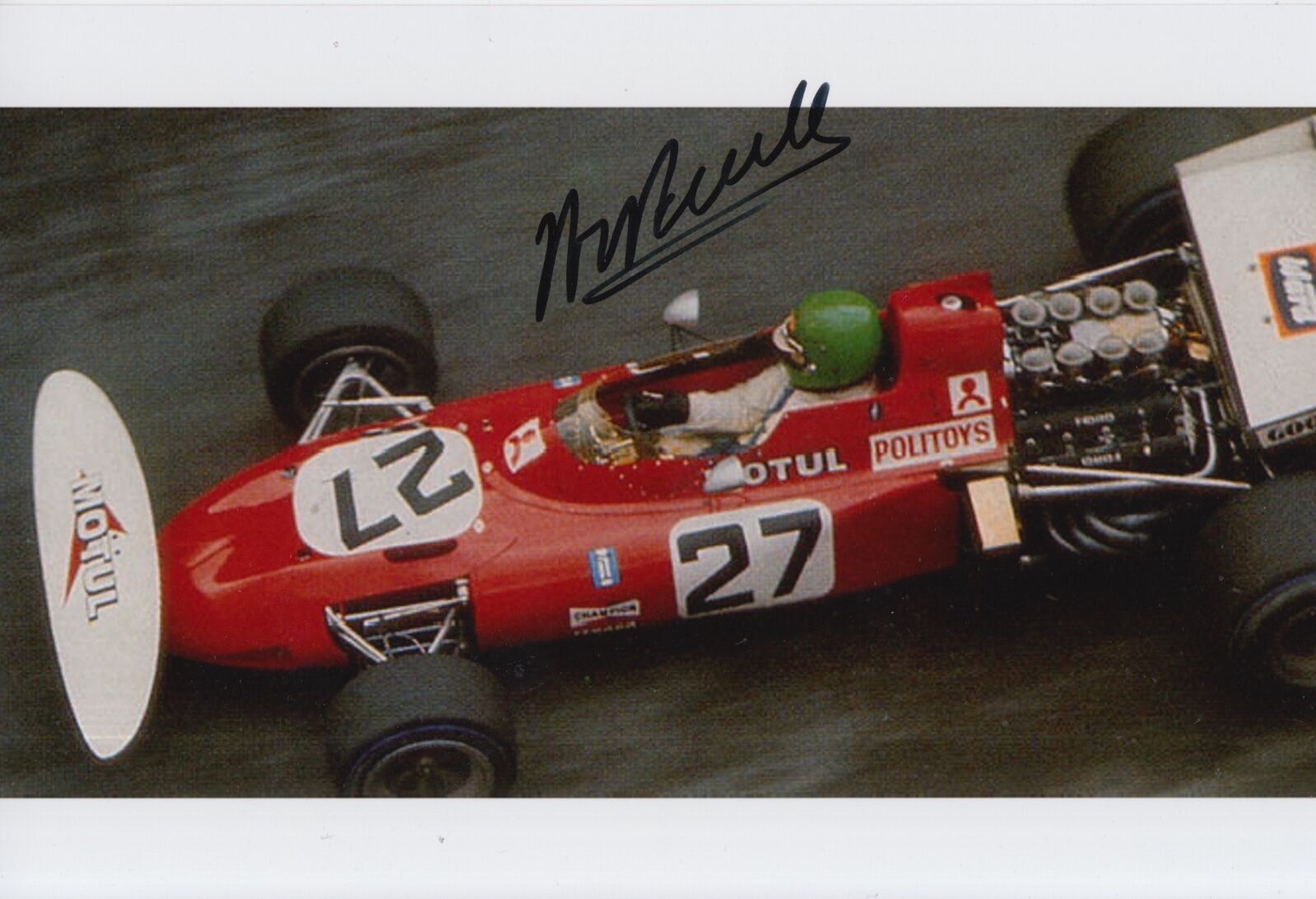 Henri Pescarolo Hand Signed 12x8 Photo Poster painting Formula 1 Legend F1 1.