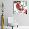 Diamond Painting-DIY Crystal Rhinestone Hummingbird Holding Flowers