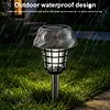 2PCS Solar Powered Lighting Mosquito Repellent Lamp with Ground Stake Waterproof Mosquito Killer for Backyard Patio Garden Lawn Pathway Camping