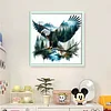 Silhouette Eagle-11CT Stamped Cross Stitch 50*50cm/19.69*19.69in