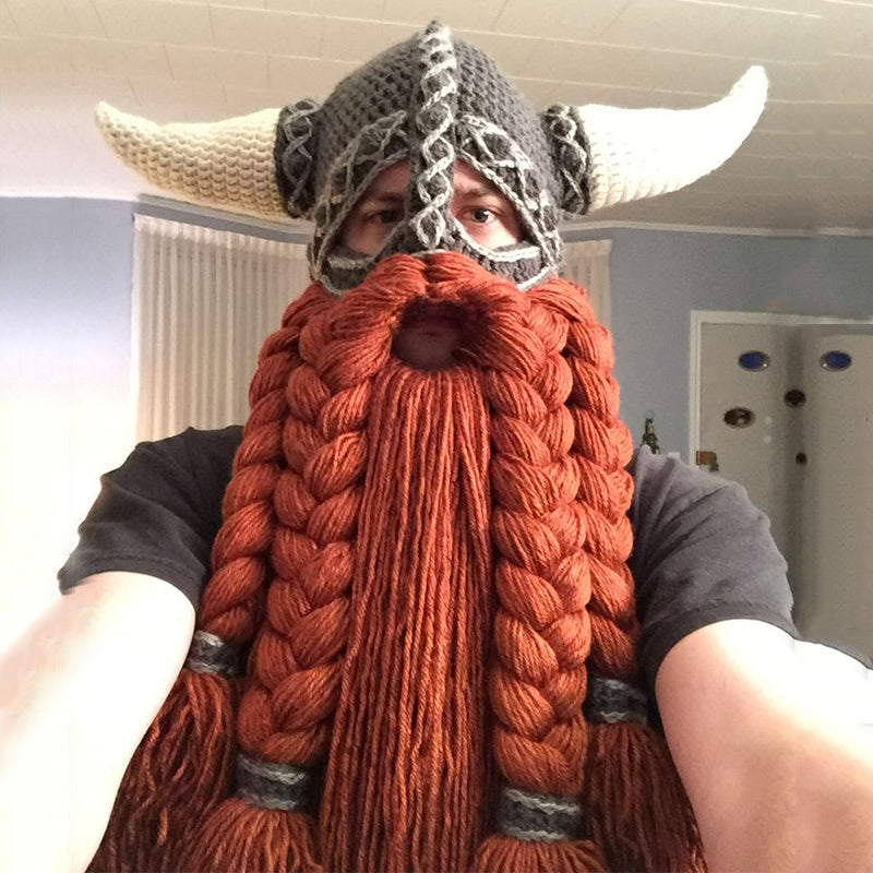 Crochet Viking Hat Adult Size