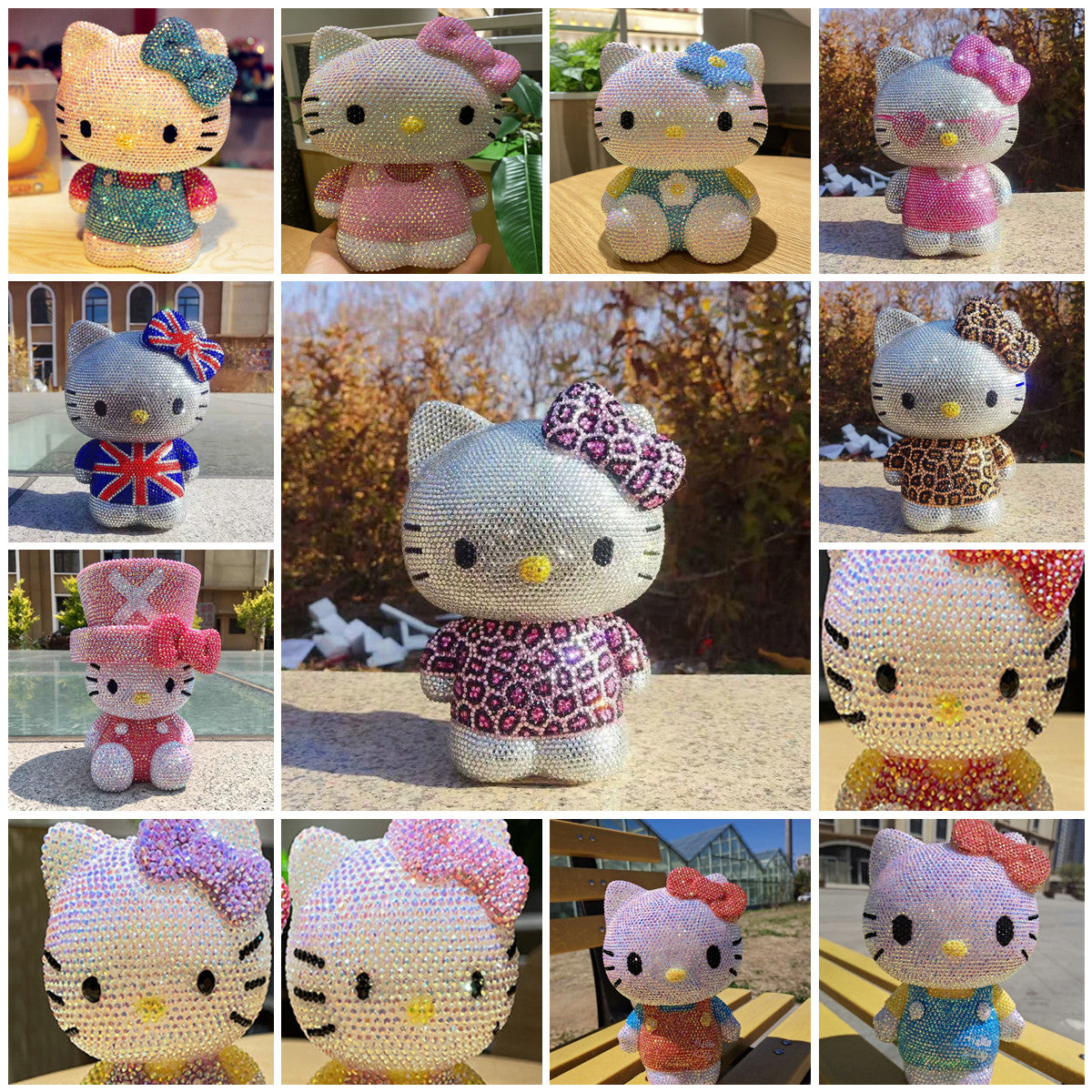 Hellokitty Diy Cubic Art Pencilcase Rhinestone - Temu