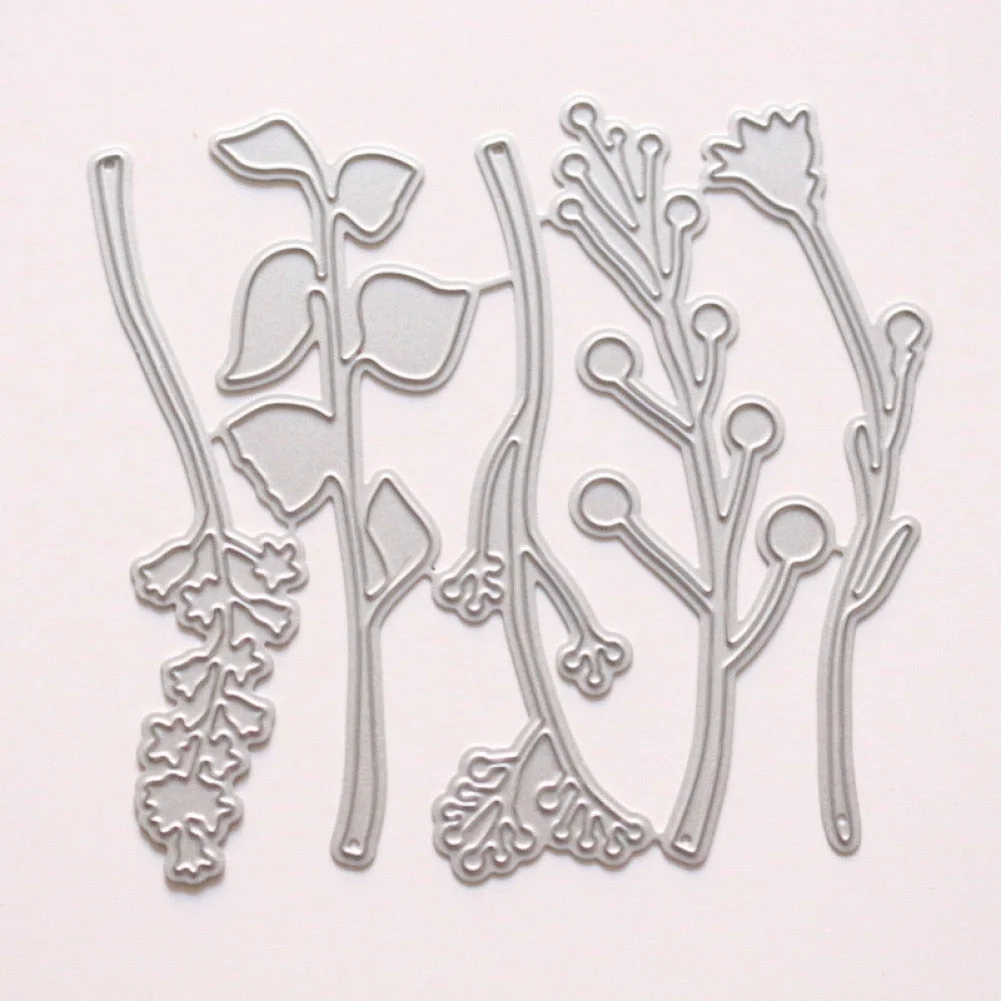 Leaf Branch Frame Cut Die Metal Cutting Dies Greenery Mold Scrapbook Embossing Card Paper Craft Knife Mould Blade Punch Stencils