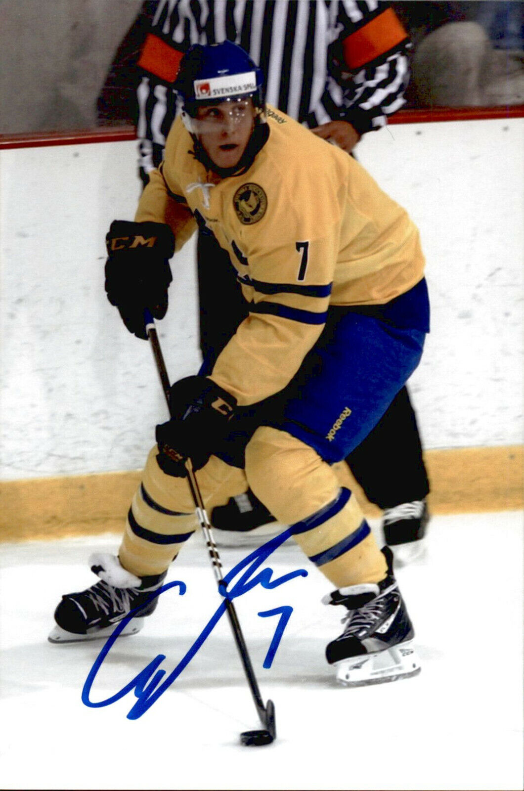 Fredrik Claesson SIGNED autographed 4x6 Photo Poster painting OTTAWA SENATORS / TEAM SWEDEN