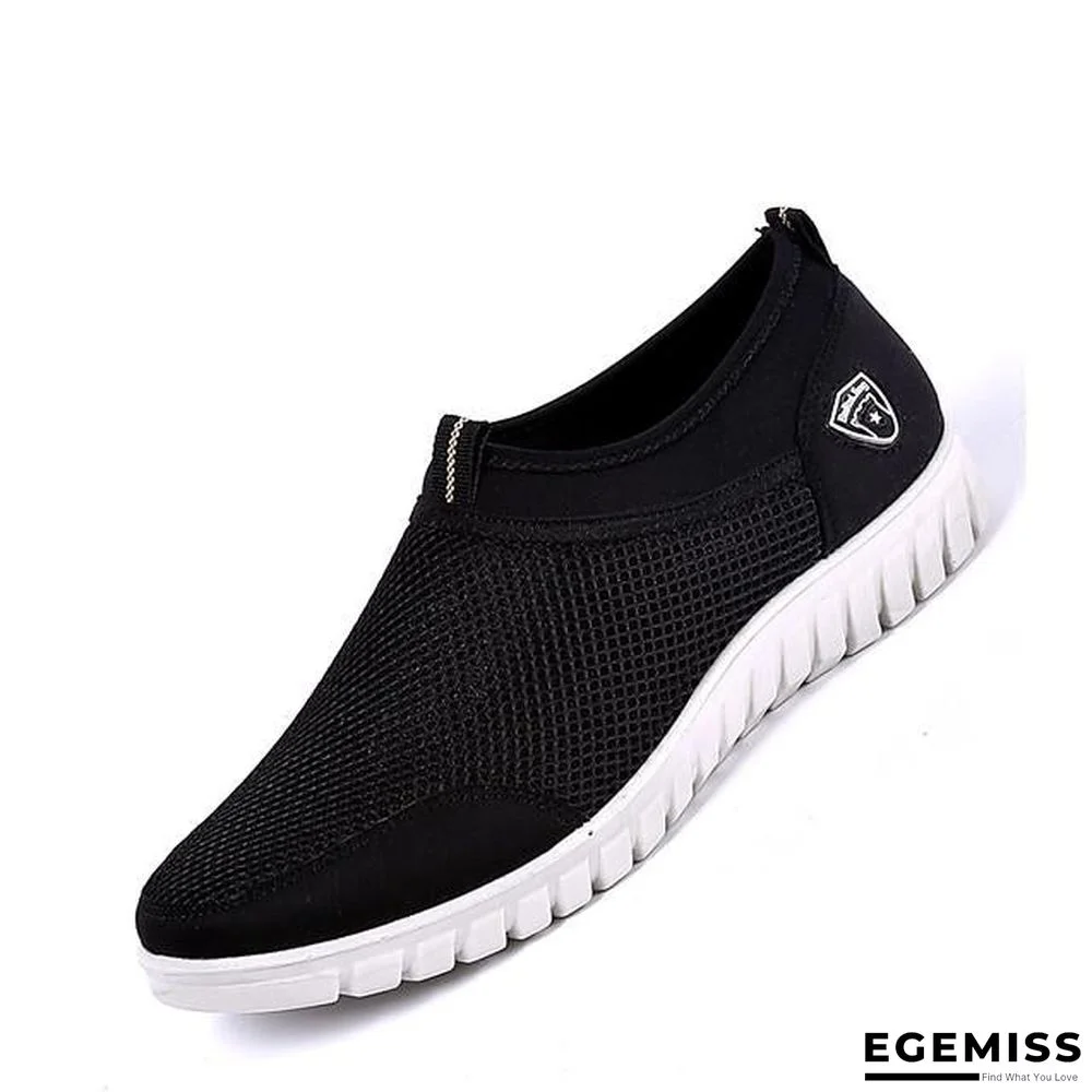 Men's Summer / Fall Sporty / Casual Daily Office & Career Loafers & Slip-Ons Mesh Non-slipping Wear Proof Black / Blue / Beige | EGEMISS