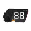 Bicycle Rear Number Light Sign Type-C Rechargeable Bicycle LED Taillights 3 Modes Road Bike Illuminated Tailplates Night Riding Safety Warning Lights