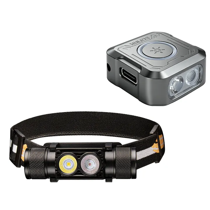 H25LR Rechargeable Headlamp, with LH351D 5000K White Led and SST20