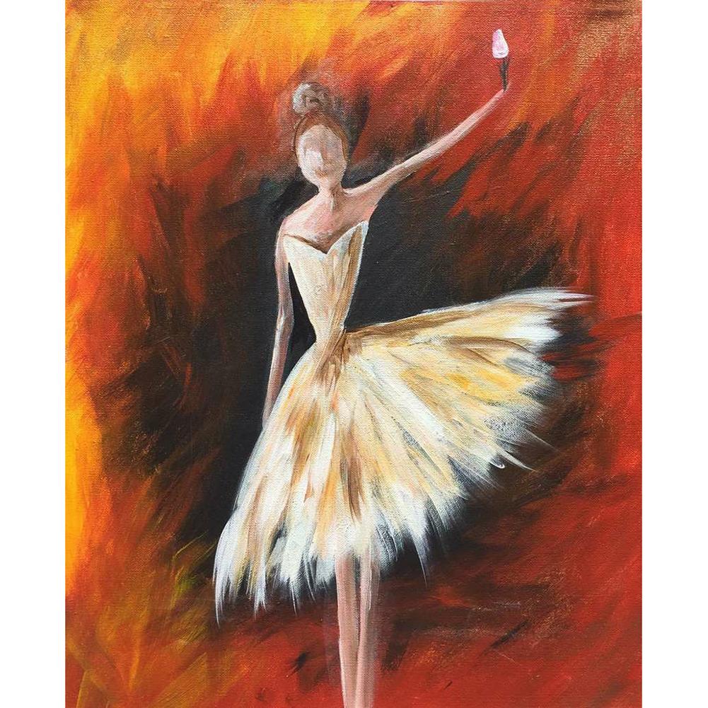

Evening Dress Girl - Round Drill Diamond Painting - 30*40CM, 501 Original