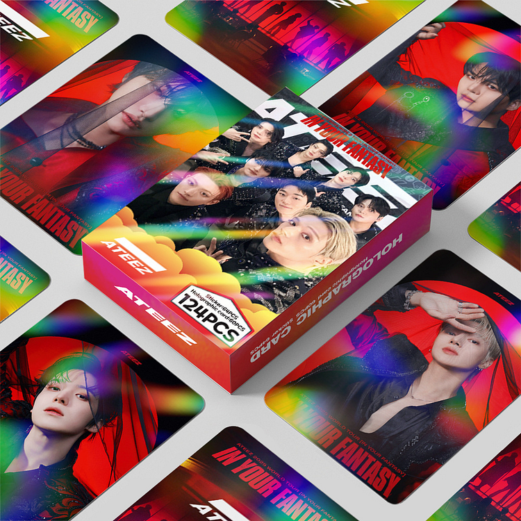 2025 Ateez In Your Fantasy World Tour 124 PCS Lomo Card