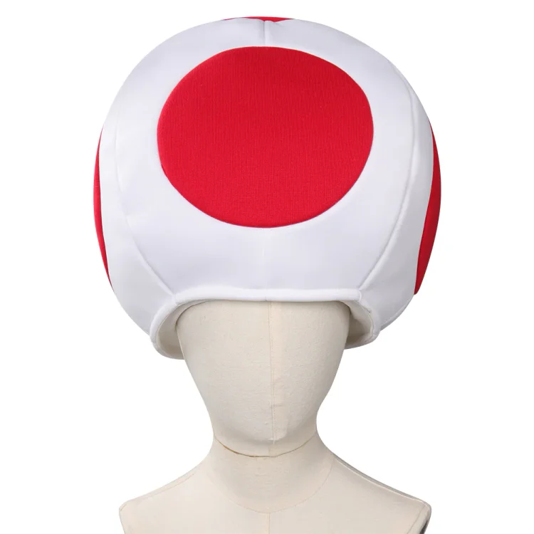 Kids The Super Mario Bros. Movie Toad/KINOPIO Cosplay Hat Cap Winter Halloween Carnival Party Costume Props Xmas Gifts