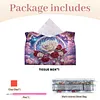 Diamond Painting Rose Dreamcatcher PU Leather Tissue Box for Napkin Holder