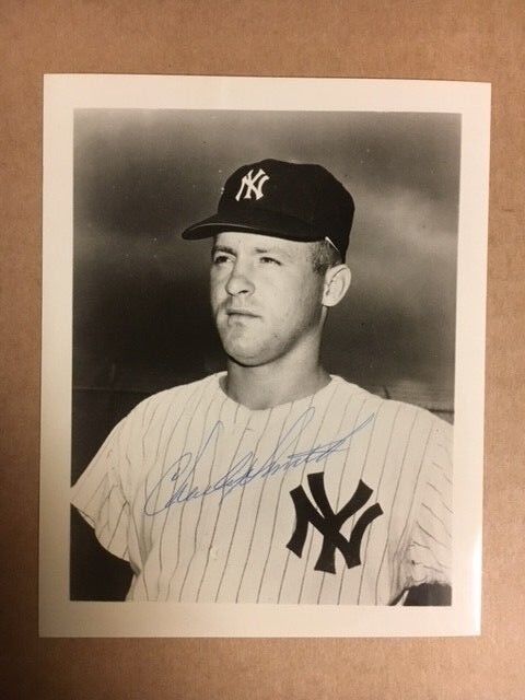 Charlie Smith 1967 NY Yankees Signed 4x5 Vintage Photo Poster painting JSA Precertified