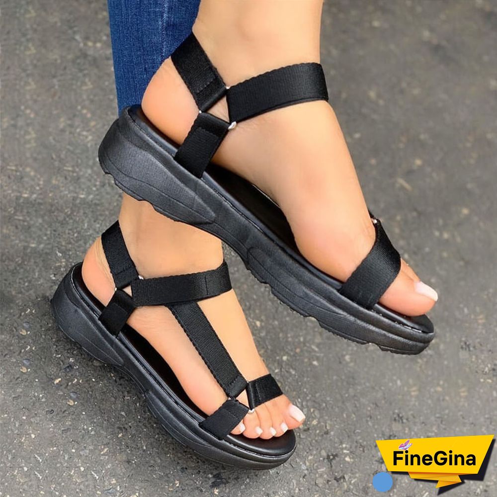 Big Size 43 Multi Colors Casual Shoes Woman Flat Dropship Comfortable Sandals Female