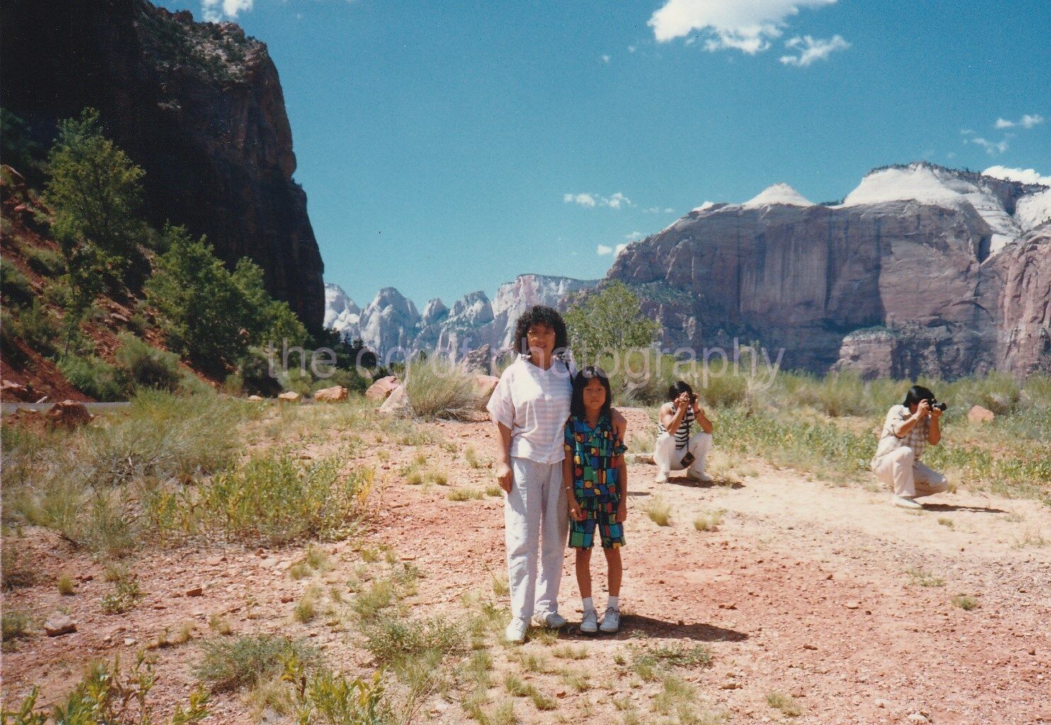 WILDERNESS PORTRAIT With Snapshooters FOUND Photo Poster paintingGRAPH Color88 23