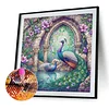 Diamond Painting - Full Round Drill - Peacock(Canvas|Canvas|30*30cm)