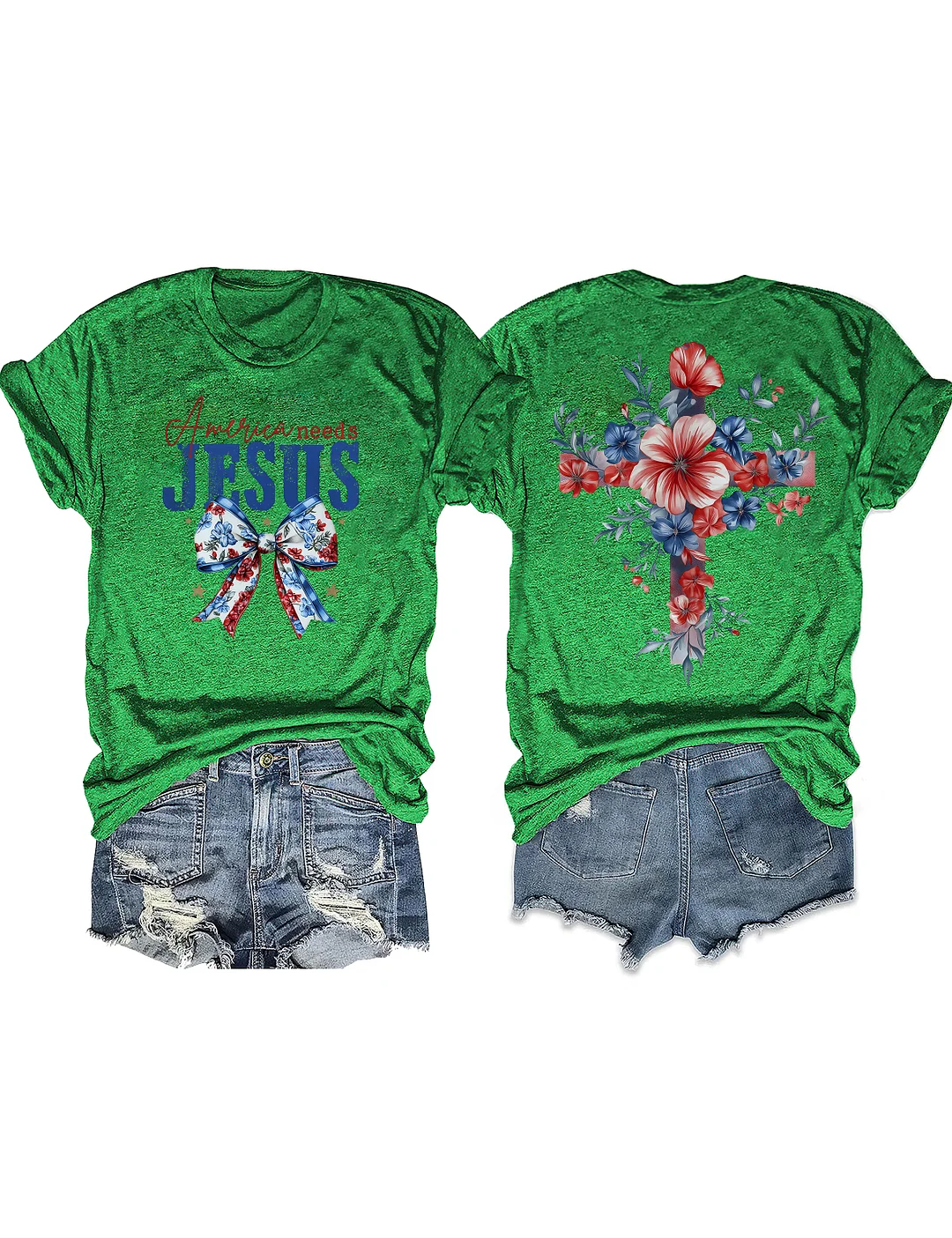 America Needs Jesus T-shirt