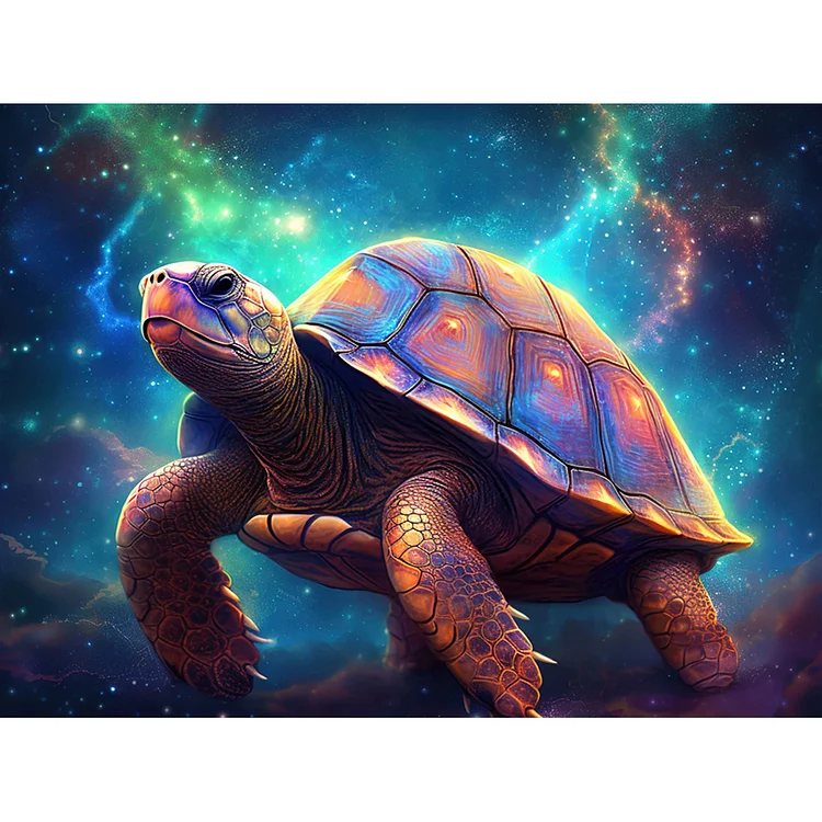 Mysterious Turtle 40*30CM (Canvas) Full Round Drill Diamond Painting gbfke