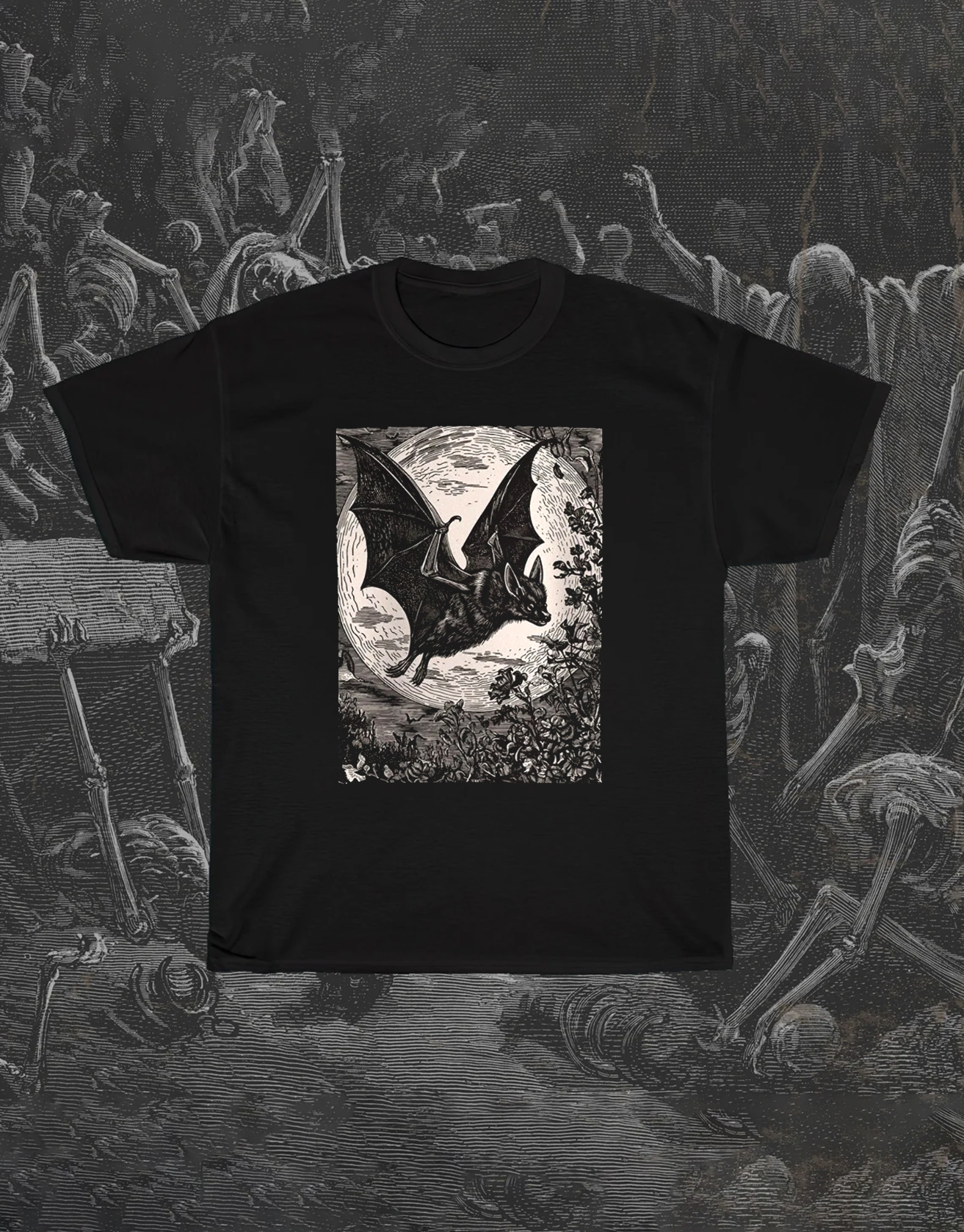 Medieval Bat T-Shirt | Goblincore Aesthetic / TECHWEAR CLUB / Techwear