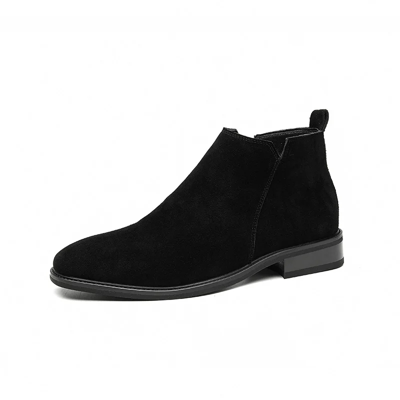 Colourp Colourp Boots Male Autumn And Winter Leather Shoes Male British Ankle Boots Frosted Anti-Velvet Leather Male Boots Tide S19-R