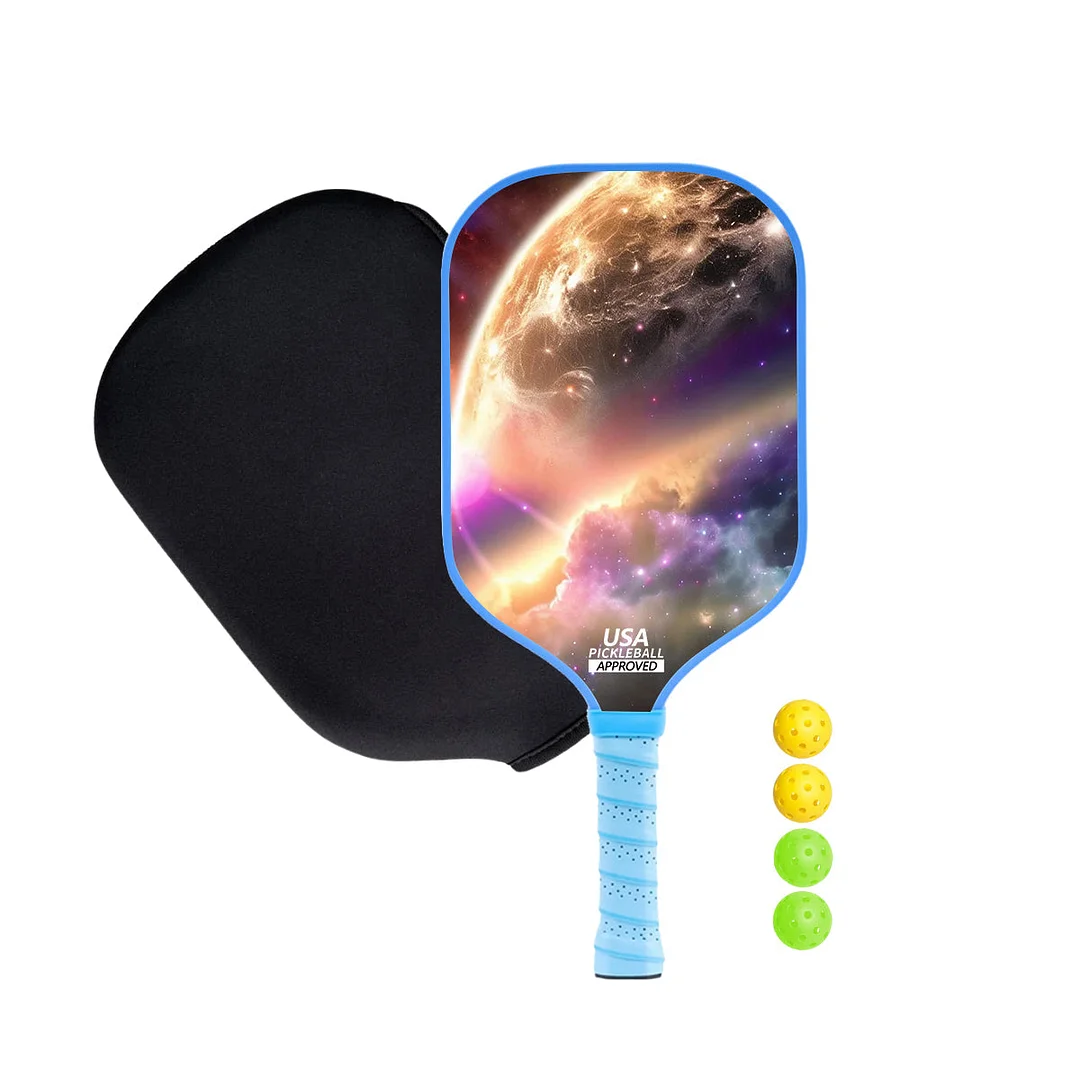 Original Paddle (16mm) T700 Sandblasted Carbon Fiber-Nebula Net