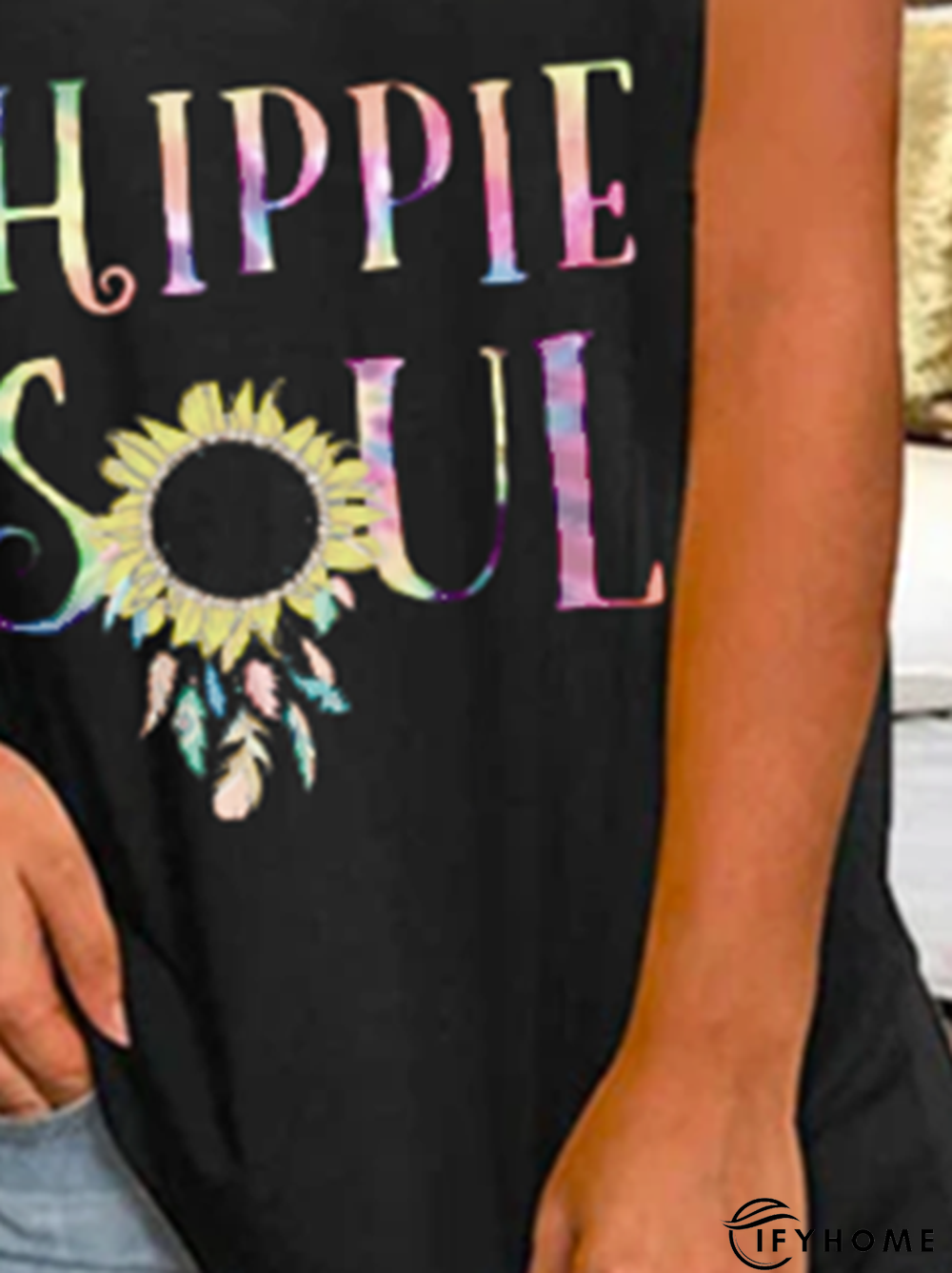 Black Sleeveless Shift Knitted Tanks & Camis | IFYHOME