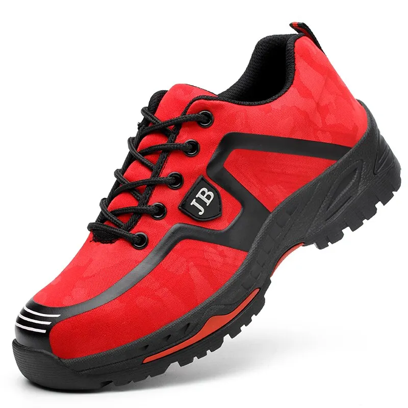 Steel Toe Cap and Kevlar Midsole Men Safety Work Shoes Puncture-Proof Indestructible Working Boots Wear-resistant Man Sneakers