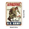Airborne The Finest Us Army - Metal Tin Signs(8*12Inch/12*16Inch)