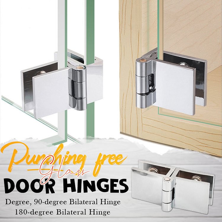 （50%OFF）Punching-free Glass Door Hinges
