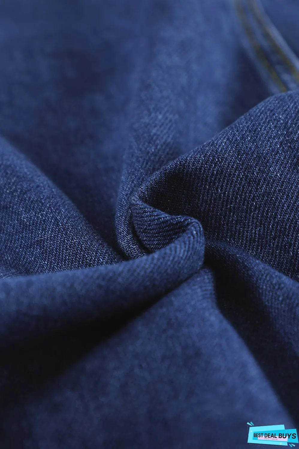 Dark Blue Jeans Shacket