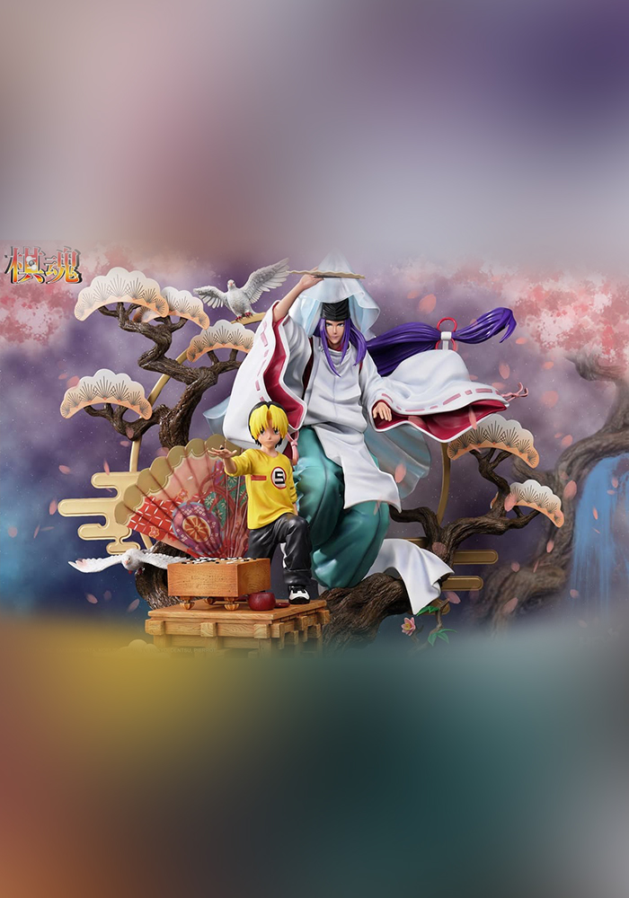 1/6 Scale Licensed Hikaru Shindo & Fujiwara no Sai : Hand of God - Hikaru no Go Resin Statue - HEX Studios [Pre-Order]-shopify