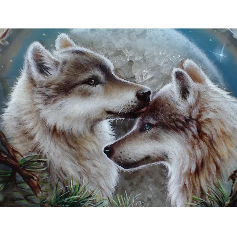 Diamond Painting - Full Round/Square Drill - Wolf(30*40 - 50*60cm)