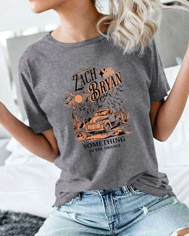 Something in the Orange T-Shirt