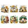 (Multi-Style)Outdoor Camping-Partial Special Shaped Diamond Painting 30*30CM