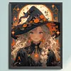 Halloween Witch-11CT Stamped Cross Stitch 40*50cm/15.75*19.69in tapestrymarket