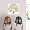 Diamond Painting-DIY Crystal Rhinestone Peafowl Clock