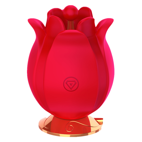 Rose Vibrator with Precision Clitoral Stimulator - Rose Toy