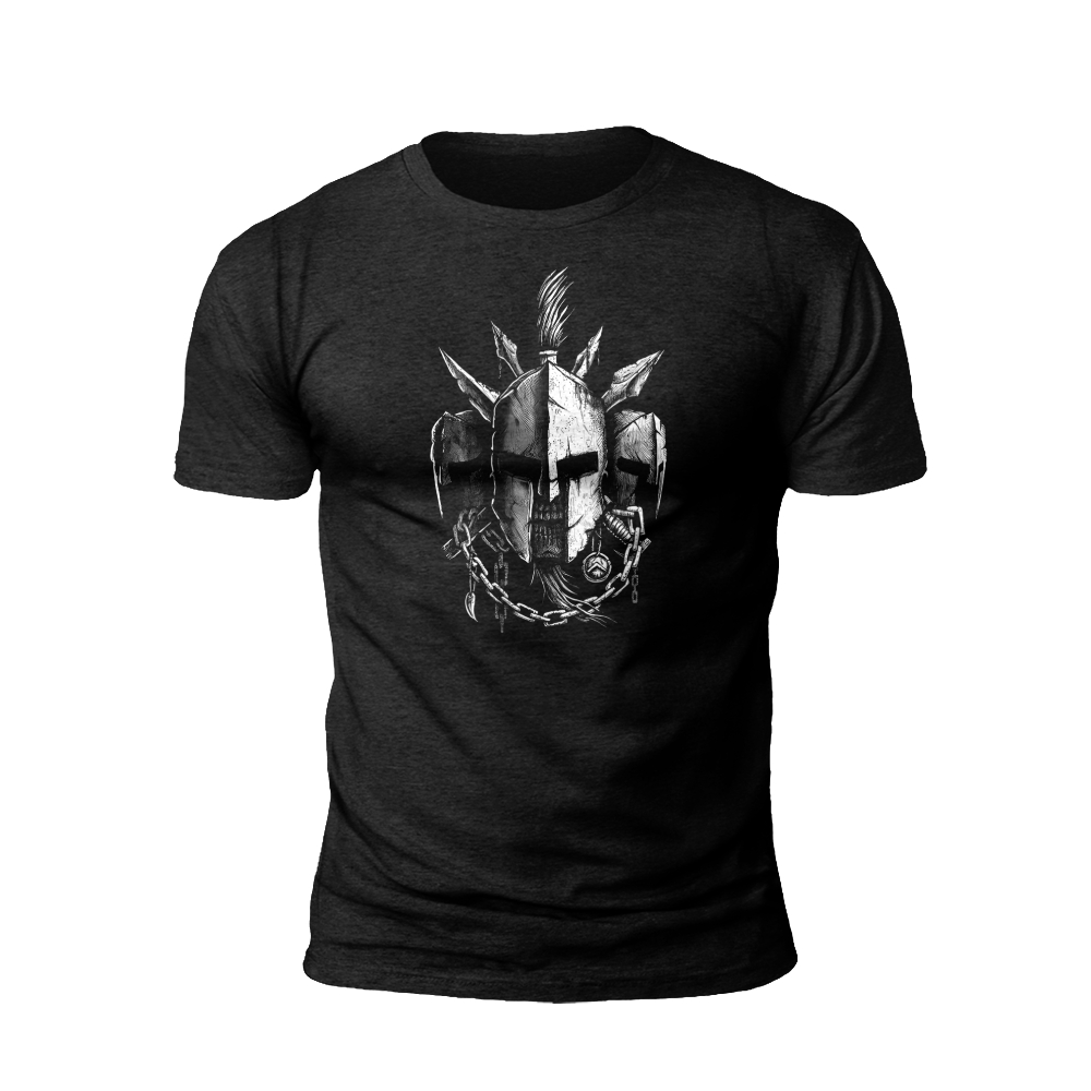 Warrior's Honor: The Gladiator's Mask T-shirt