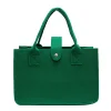 Colorful Felt Shopping Handbag Plain Color Gift Bag