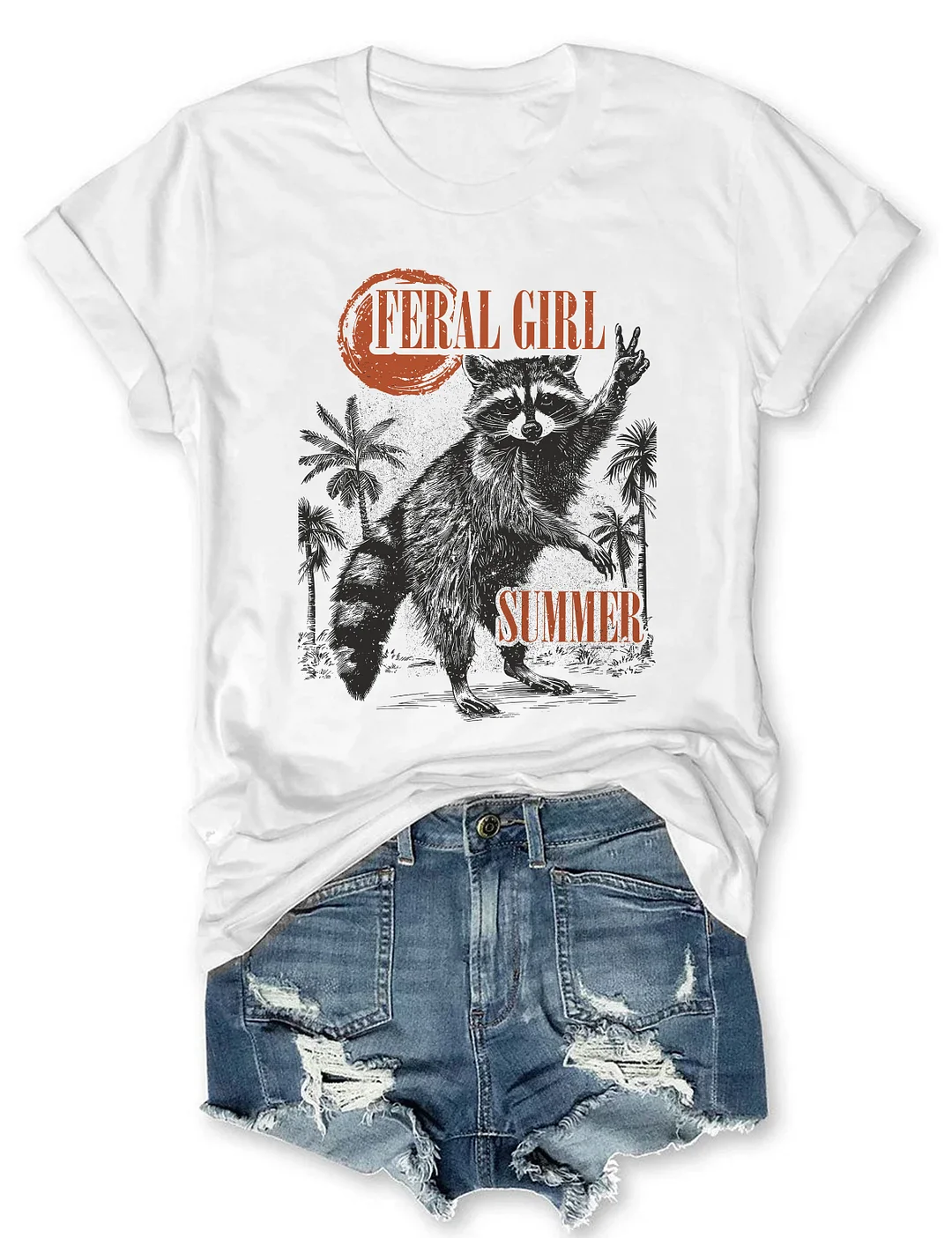 Feral Girl Summer T-shirt