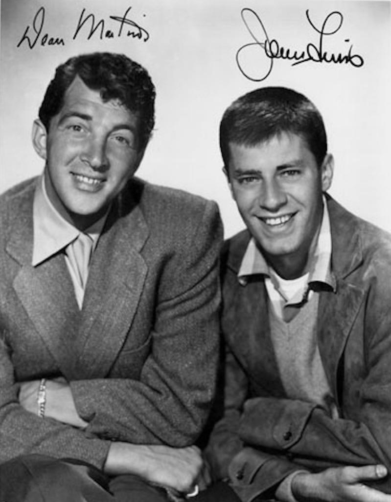 Dean Martin and Jerry Lewis SIGNED AUTOGRAPHED 10 X 8