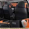 FLORICH Seat Covers for Cars, Waterproof Automotive Seat Covers, Leather Car Seat Covers 2 Pack, Universal Front Seat Cushion Protector for Most Cars Trucks SUV-Black&Orange