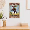 Cowgirl Sometimes I Look Back On My Life - Metal Tin Signs(8*12Inch)