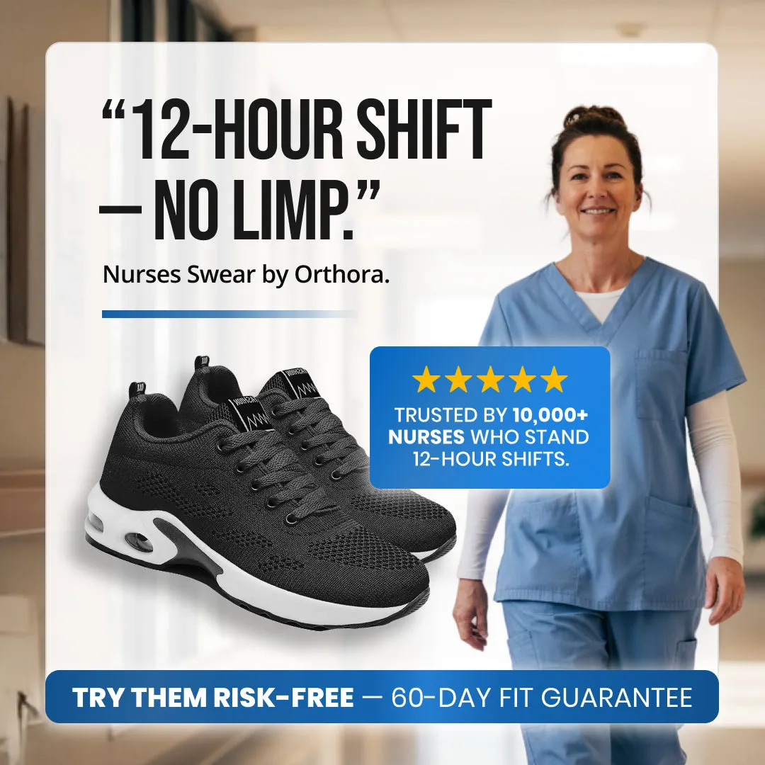 Orthora&trade; Pro &ndash; 12-Hour Shift Shoes for All-Day Foot. Knee & Back Pain Relief 