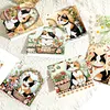 6pcs Lovely Pattern DIY Diamond Painting Greeting Card Set with Envelope Diamond Painting Daily Wishing Cards for Birthdays Thanksgiving & Special Occasion
