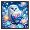 Owl-11CT Stamped Cross Stitch Bead Embroidery 46*46cm/18.11*18.11in tapestrymarket